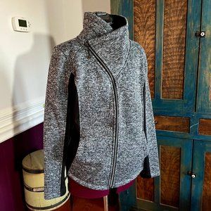 Betsey Johnson Performance Full Zip Jacket Coat - Gray & Black - Great Condition